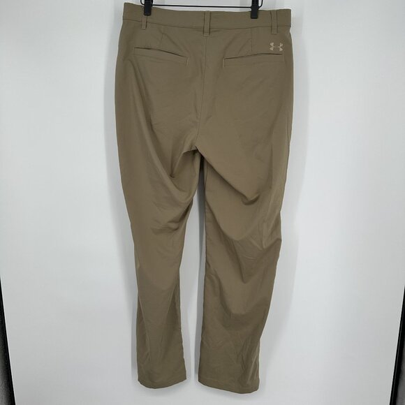 Under Armour Men's Tan Pants Loose Size 34/32 - Picture 2 of 5